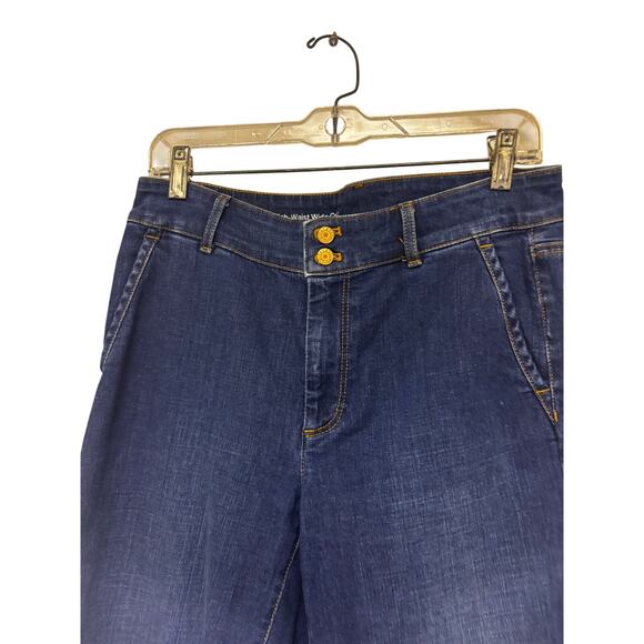 Talbots Flawless High Waist Crop Jeans Size 6 Blue - Picture 3 of 6